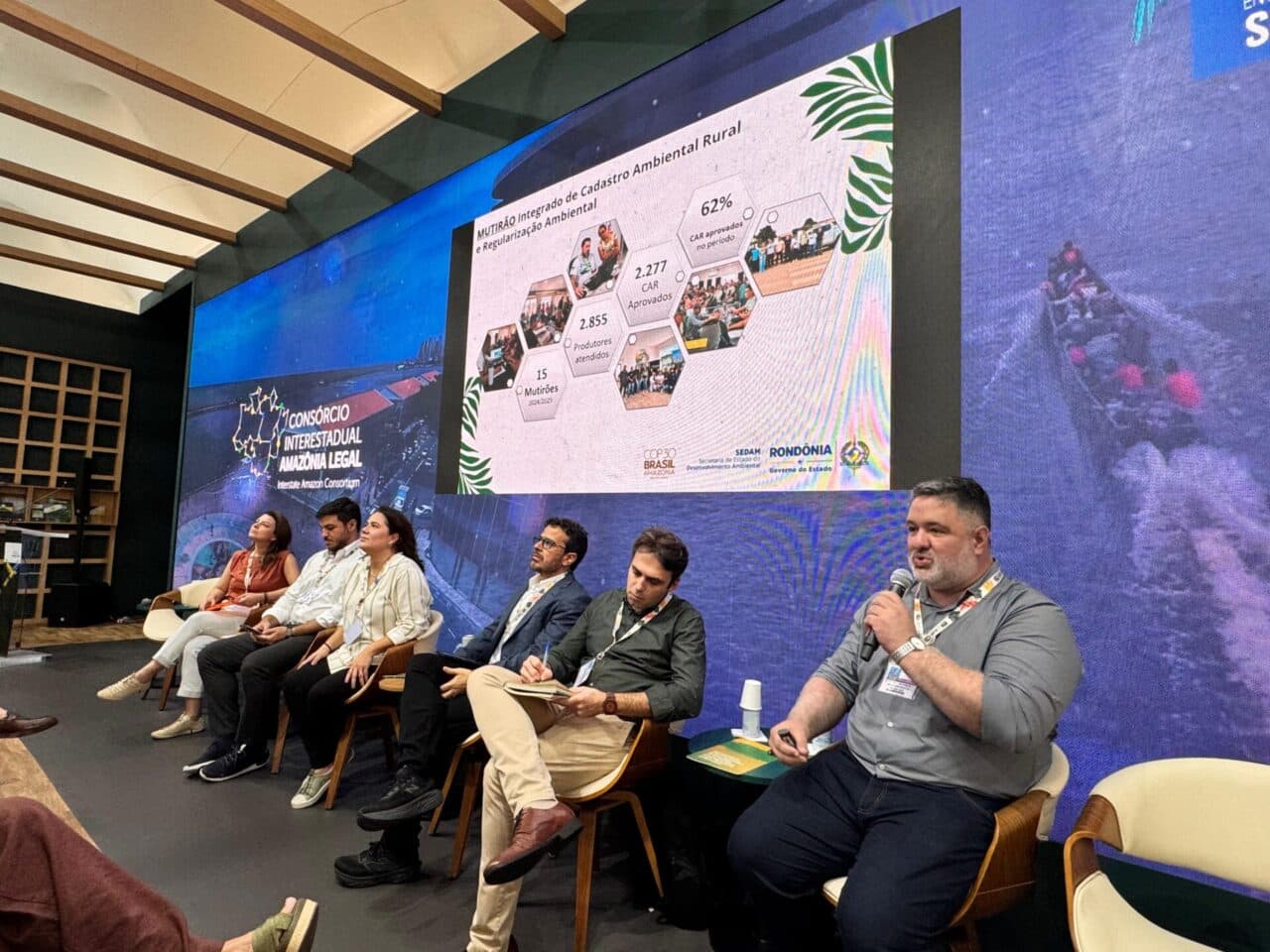 Imagem de Governo de RO apresenta avanços voltados à Regularização Ambiental durante painel na COP30