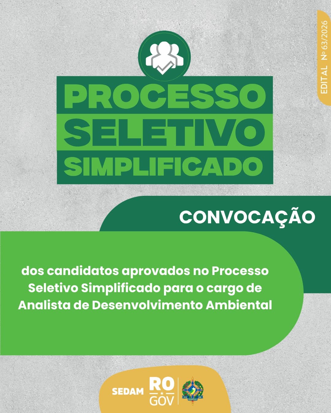 Imagem de Processo Seletivo Simplificado - Convocação